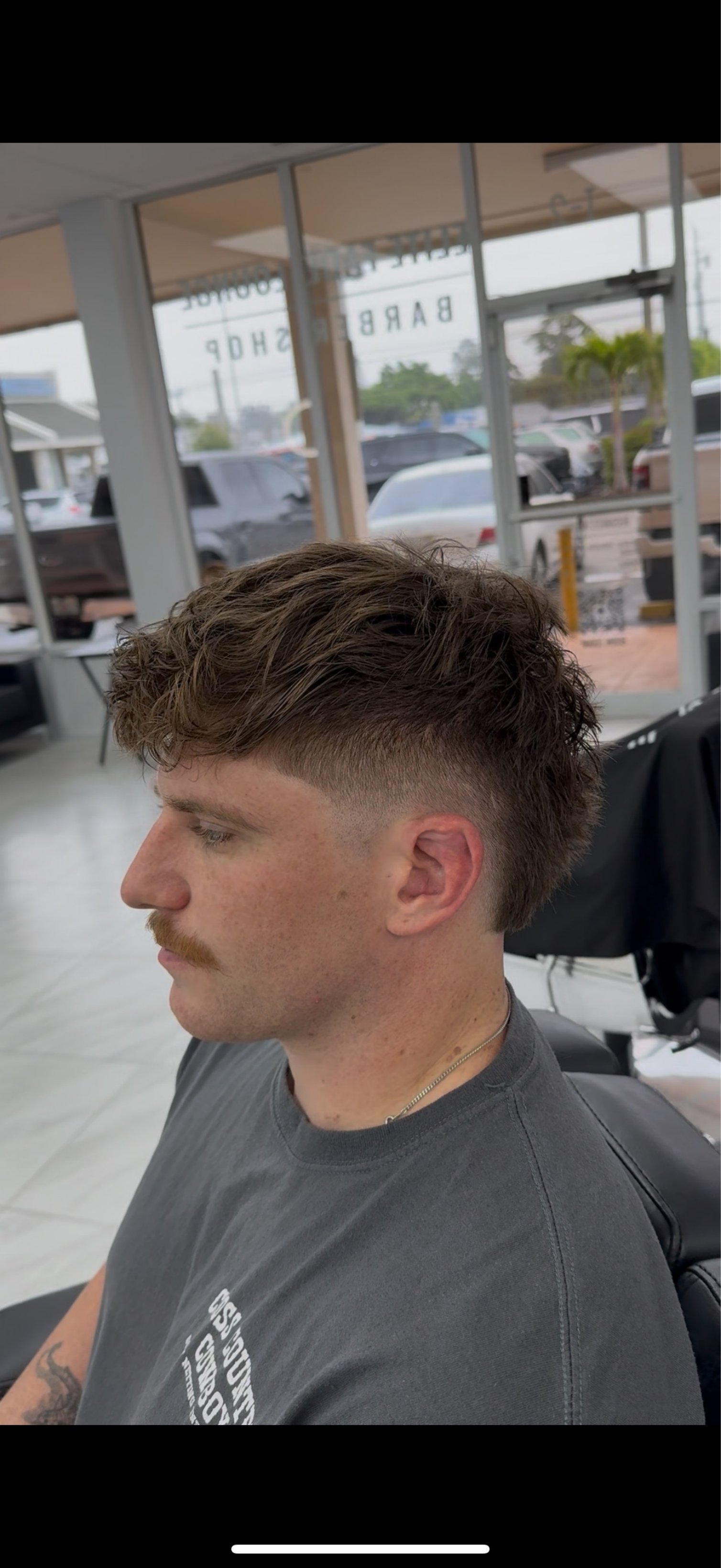 Clean skin fade finished at Elite Fade Lounge