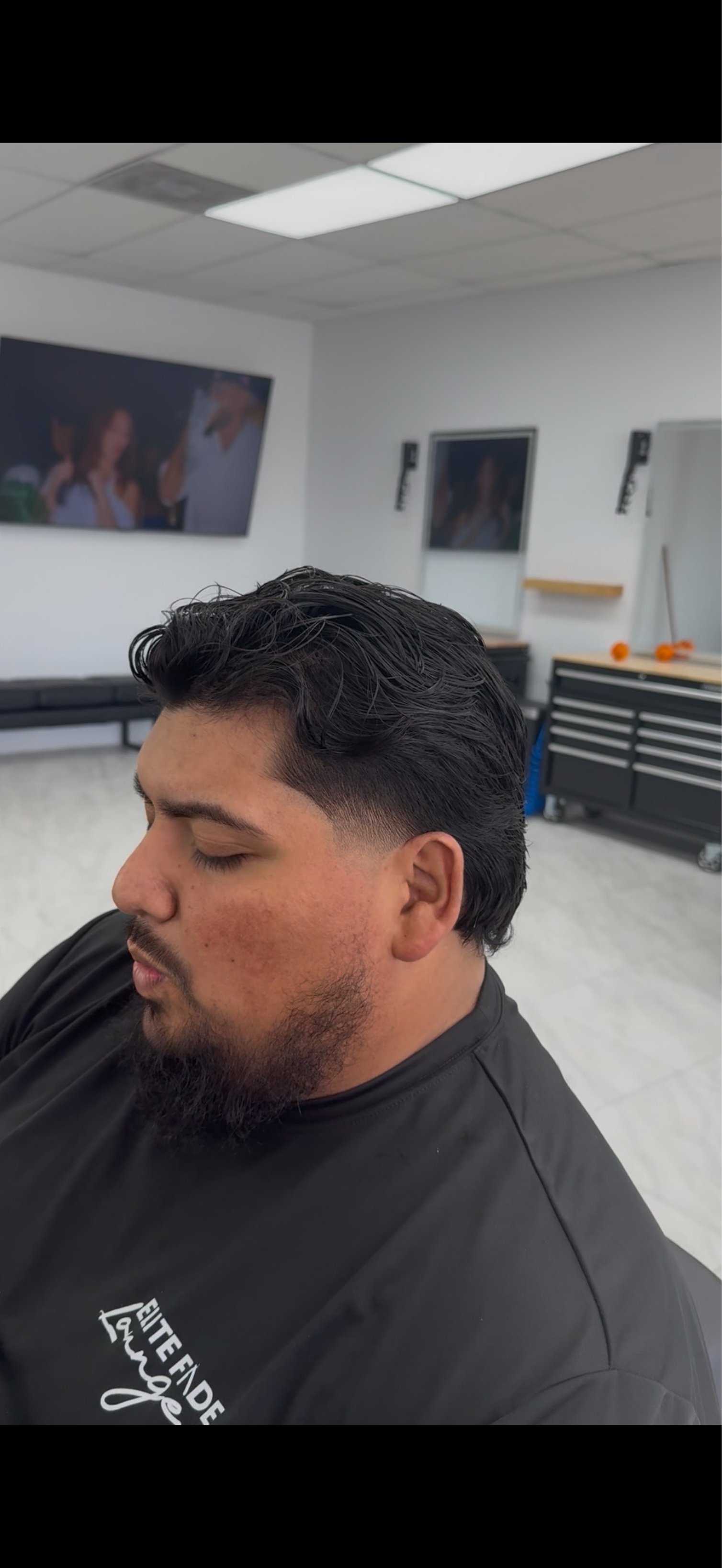 Finished fade profile at Elite Fade Lounge